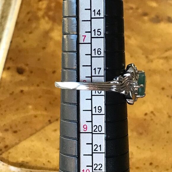 Natural Grandidierite Sterling Silver Artistic Ring Size 8 - Picture 6 of 7